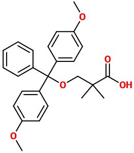 (image for) MC085125 Propanoic acid, 3-[bis(4-methoxyphenyl)phenylmethoxy]-2,2-dimethyl-